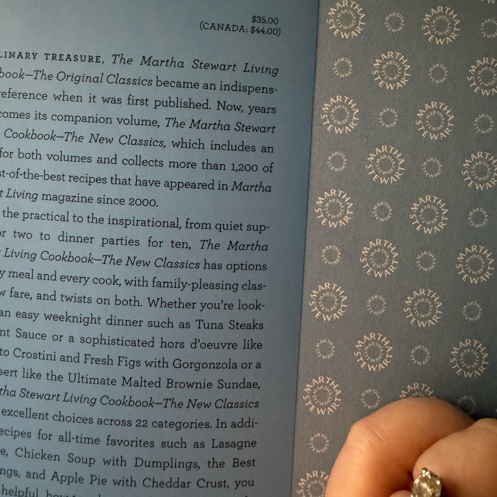 Martha Stewart Living Cookbook - Blue - Picture 4 of 11